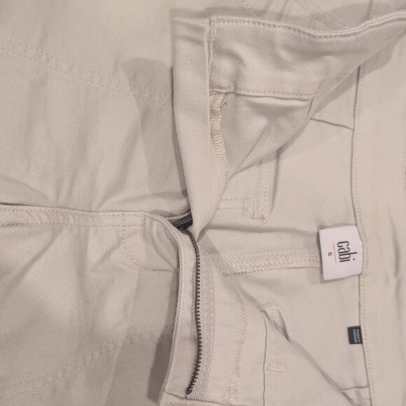 CAbi Wintry Cream Jogger Pants - Women sz 6 - Picture 6 of 6